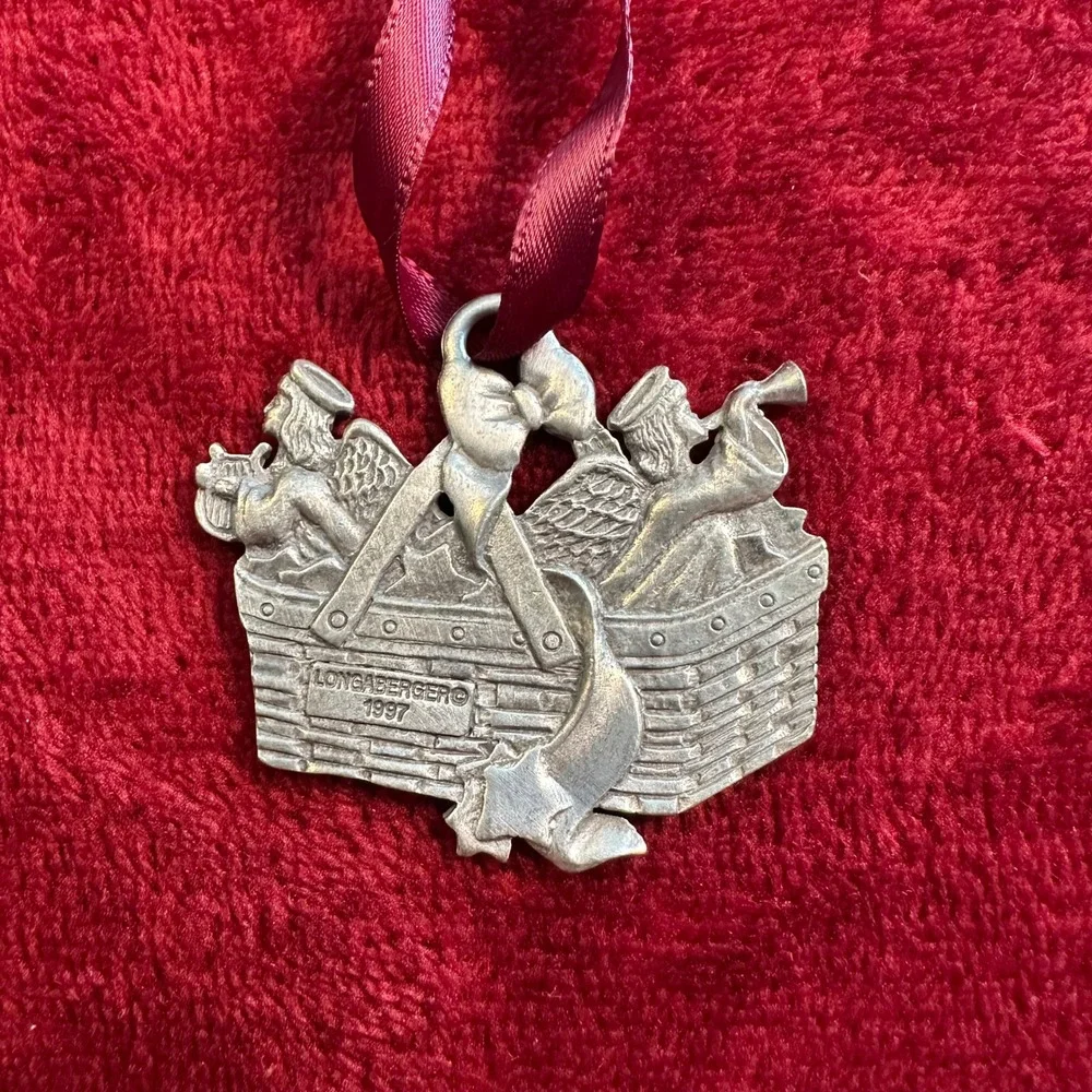 Longaberger pewter christmas